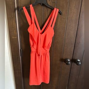 Orange BCBG mini dress